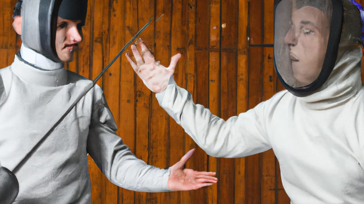 Dialogue Your Way to Victory (Fencing)