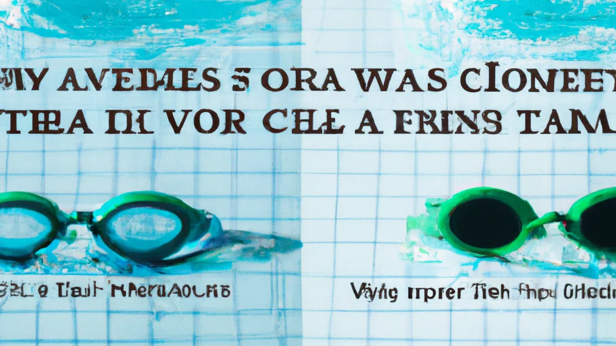 Compare Styles: Open Water vs. Pool Goggles