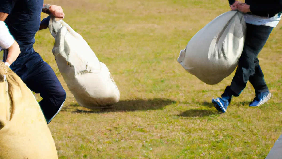 Kids Love These Sandbag Relay Games