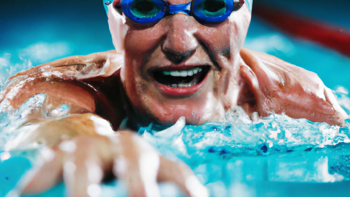 Flexible Swimmer: Routine for Maximum Reach